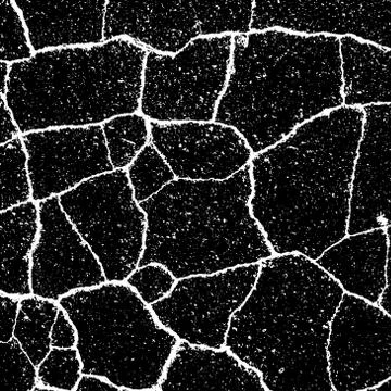 Cracked Overlay Texture Stock Illustration