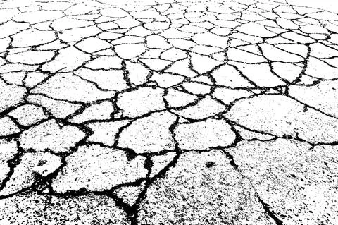 Cracked Overlay Texture Stock Illustration