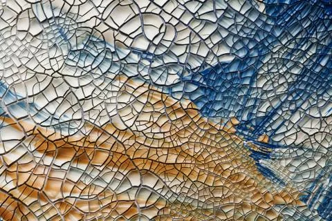 Cracked paint background Stock Photos