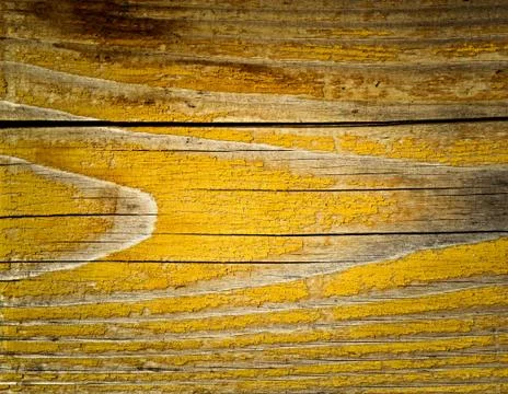 Cracked paint on board Stock Photos