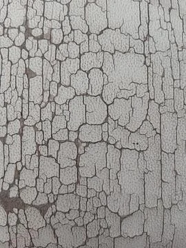 Cracked Paint Texture on Old Wall Surface Foto stock