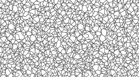 Cracked pattern of irregular geometric shapes on white background seamless .. Stock Illustration
