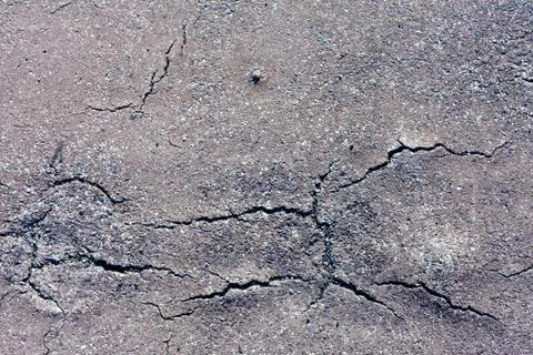 Cracked pavement Stock Photos