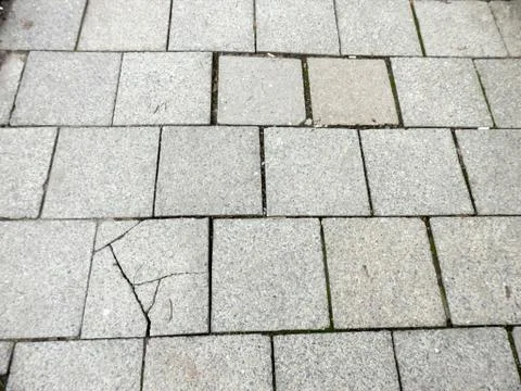 Cracked pavement Stock Photos