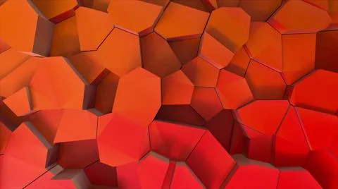 Cracked polygons surface abstract background. Stock Illustration