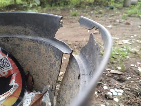 Cracked pot Stock-Fotos