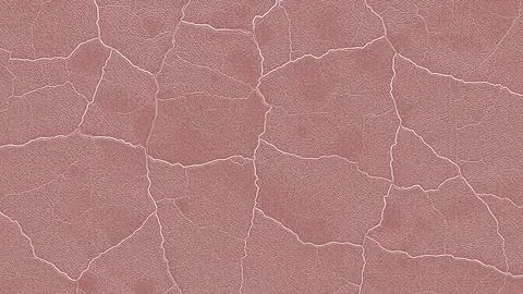 Cracked red earth texture with white lines Illustrazione stock
