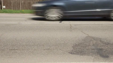 Cracked road Stock Footage 38633232