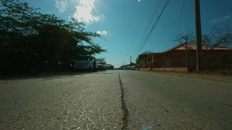Cracked Road Stock Footage 87142438