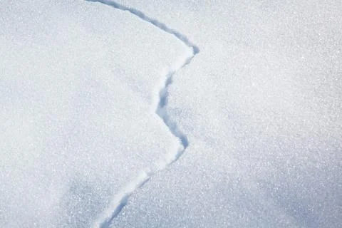 Cracked snow background Stock-Fotos
