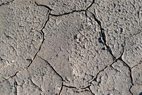 Cracked soil background Stock Photos