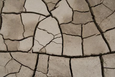 Cracked soil Foto stock