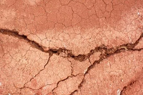 Cracked soil. Stock Photos