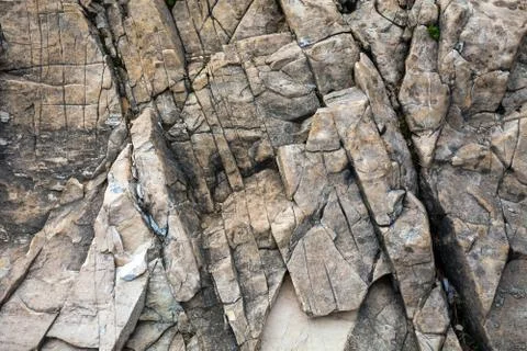 Cracked stone background Stock Photos