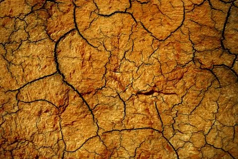 Cracked stone Stock-Fotos