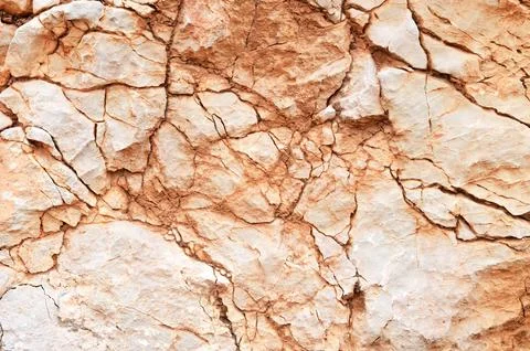 Cracked stone texture Stock Photos