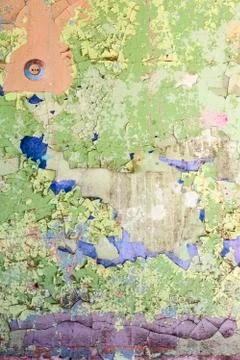 Cracked stone wall background Stock Photos