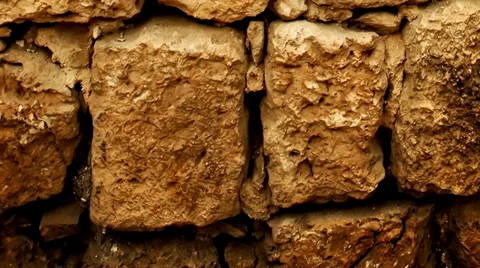Cracked stone wall Vídeos de archivo 29665576