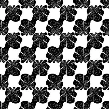 Cracked stump top view pattern seamless vector Stock Illustration