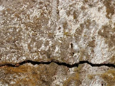 The cracked surface of the old wall Stock Photos