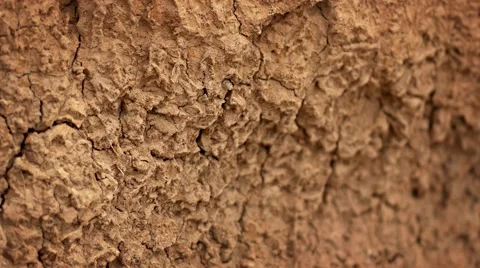 Cracked Surface of Parched Soil. 4k UltraHD footage Stock Footage 67357414