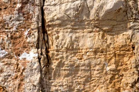 Cracked the surface of the stone Stock Photos