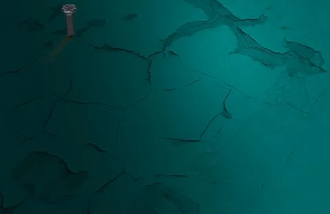 Cracked Teal Texture Illustrazione stock