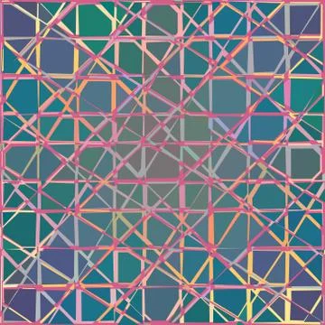 Cracked tiling Stock-Illustration