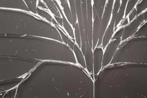 Cracked Touch Screen Phone, background, texture Stock Photos