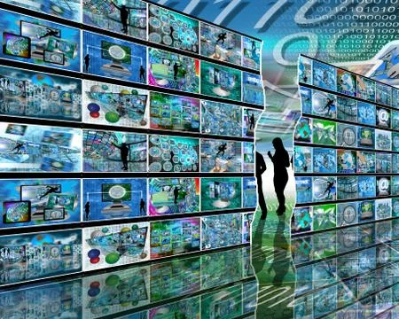 Cracked wall Illustrazione stock