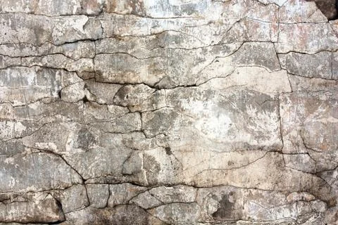Cracked wall Stock Photos