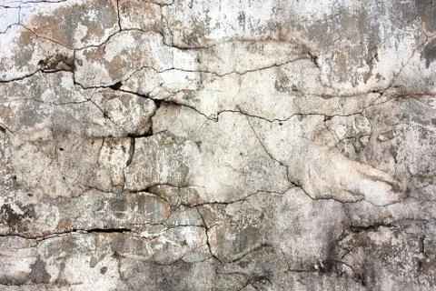 Cracked wall Stock Photos