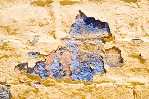 Cracked wall Stock Photos