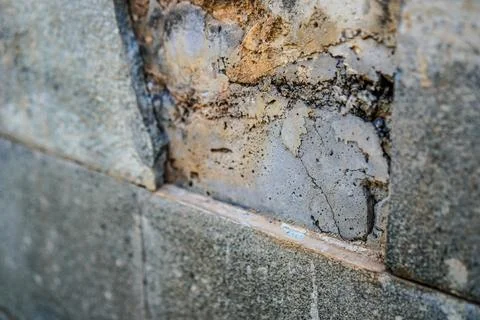 Cracked wall Stock Photos