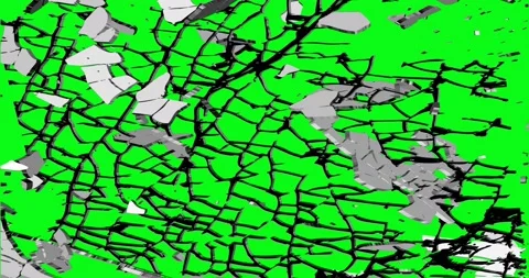 Cracked wall vector for background Stock Footage 165138966