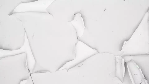 Cracked white paint texture background, animated background Video stock 333977484