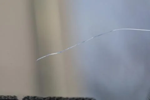 Cracked windshield in the car 스톡 사진