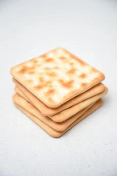 Cracker biscuits Stock Photos