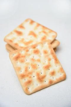 Cracker biscuits Stock Photos