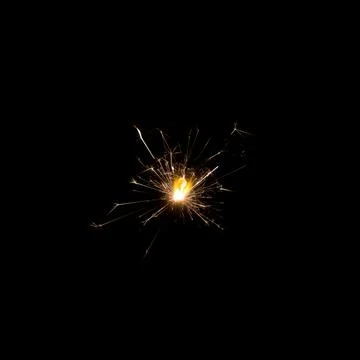 Cracker fire black background dark Stock Photos