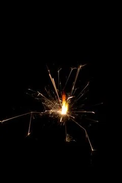 Cracker fire black background dark Photos