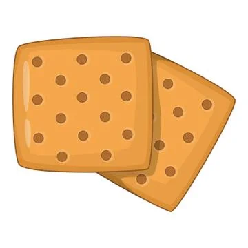 Cracker icon, cartoon style Stock Illustration