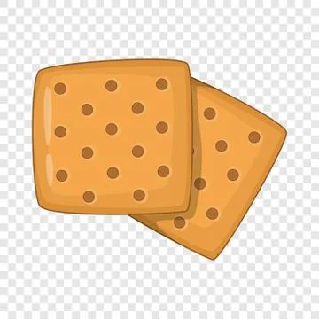 Cracker icon, cartoon style Stock Illustration