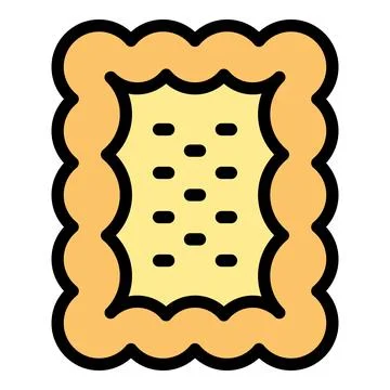Cracker icon vector flat イラスト素材
