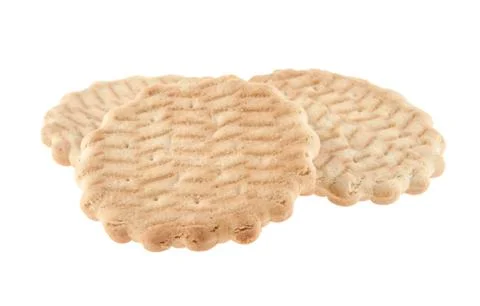 Cracker isolated on white background Stock Photos