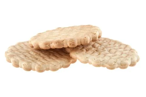 Cracker isolated on white background Stock Photos