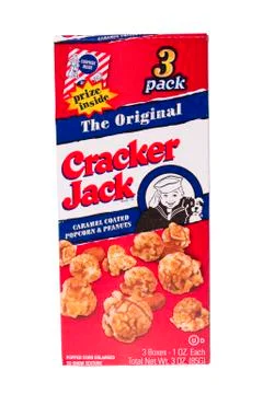 Cracker jack 库存照片