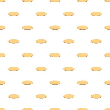 Cracker pattern repeating food snack background design Stock Illustration