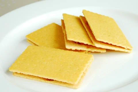 Cracker pineapple in breakfast Stock Photos