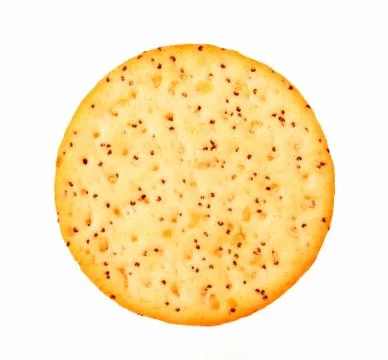 Cracker with seeds Stock Photos